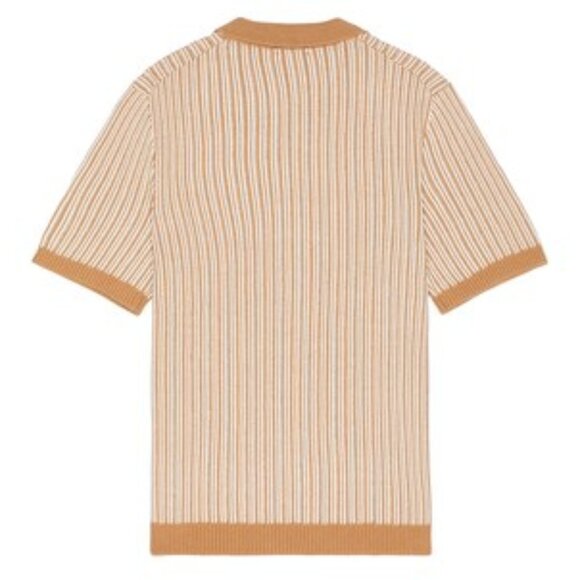 Rails Tan & White Polo Shirt in Medium - Picture 4 of 10